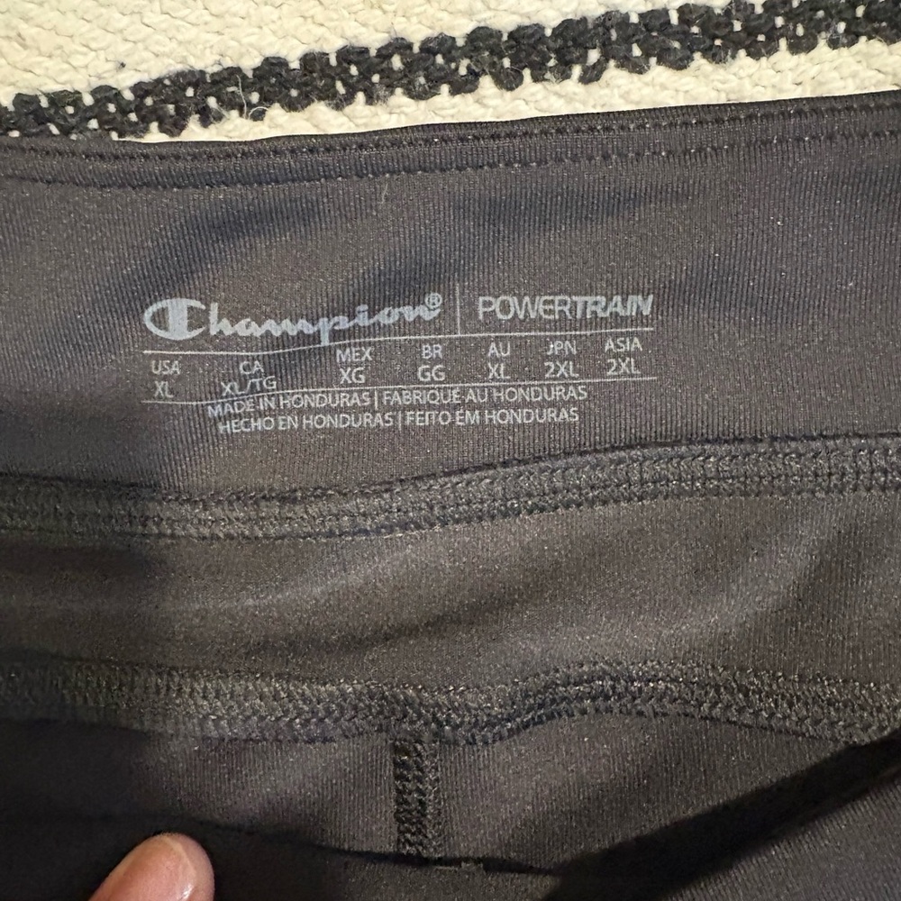 CHAMPION Black Athletic Pants EUC - Picture 4 of 6